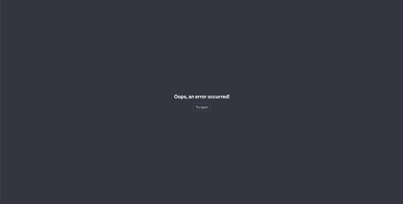 9 lỗi chatGPT thường gặp: nguyên nhân và cách khắc phục 7 Lỗi chatGPT An error occurred
