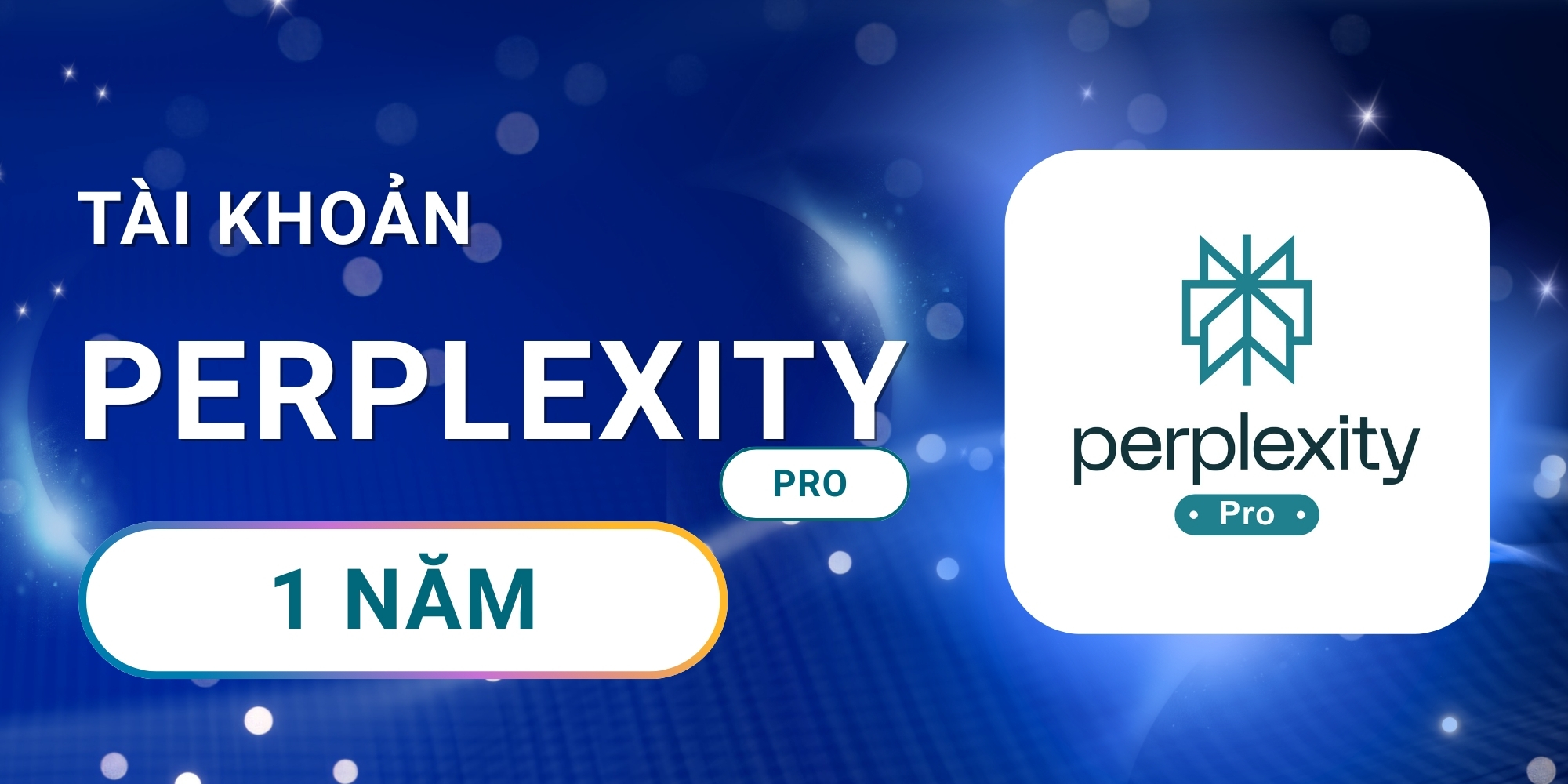 Perplexity Pro 1 năm – Tài khoản chính chủ 1 Perplexity Pro 1 năm