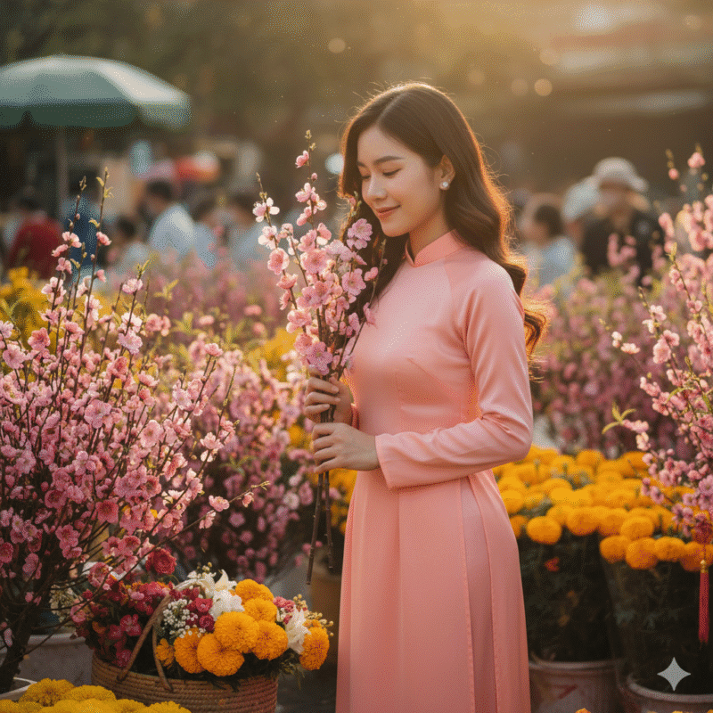 Prompt tạo ảnh áo dài: gợi nét duyên Việt cho nàng 2 Gemini Generated Image xde6rcxde6rcxde6